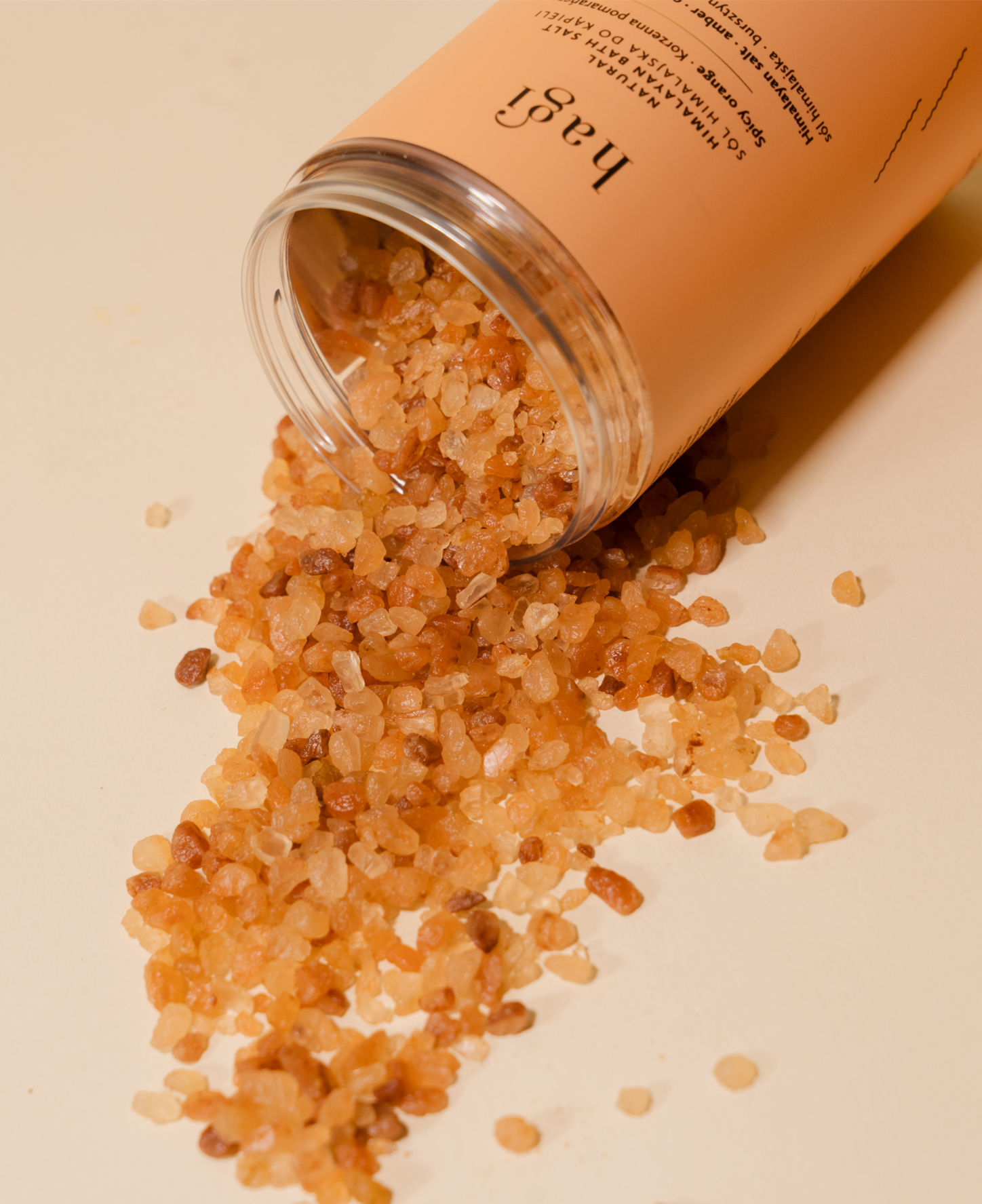 Zestaw sól do kąpieli i świeca Korzenna Pomarańcza