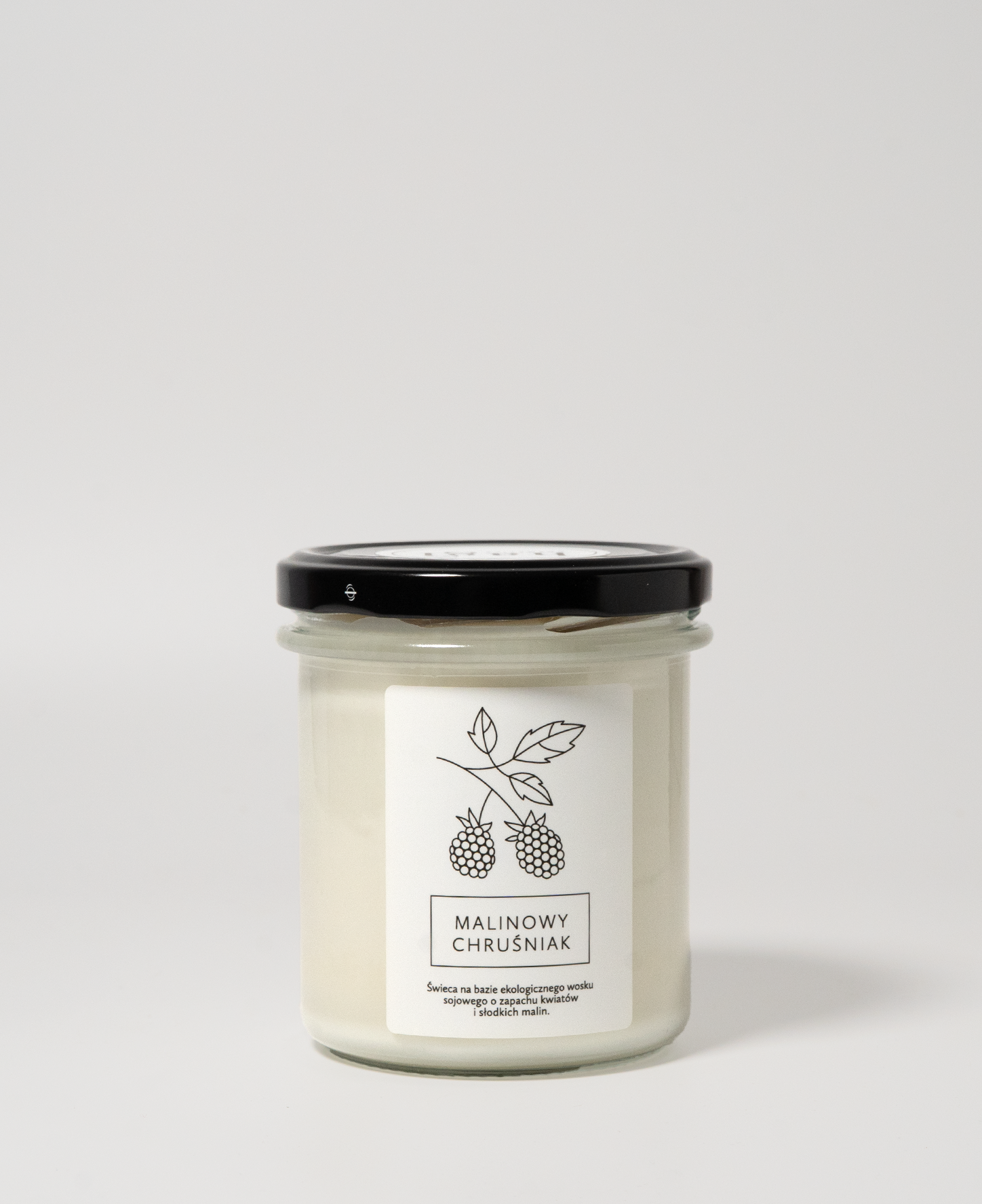 Świeca sojowa Malinowy Chruśniak