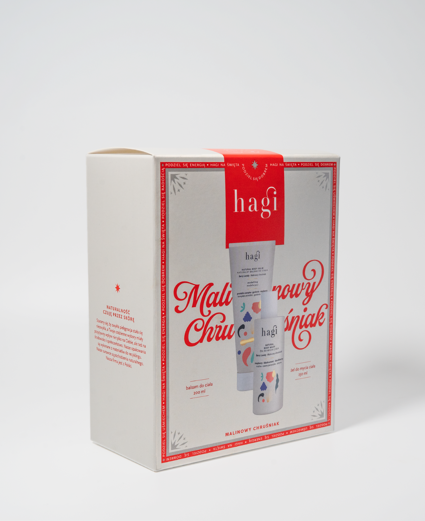 Zestaw żel i balsam Malinowy Chruśniak