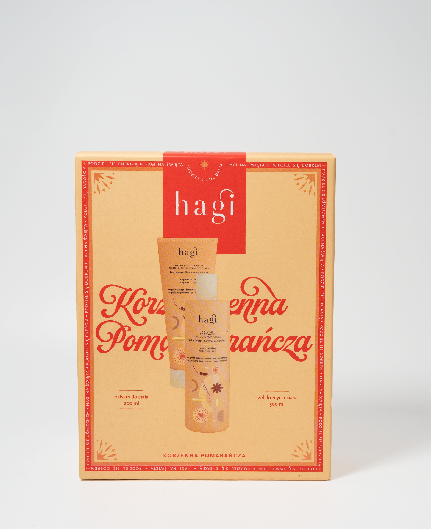 Zestaw żel i balsam Korzenna Pomarańcza