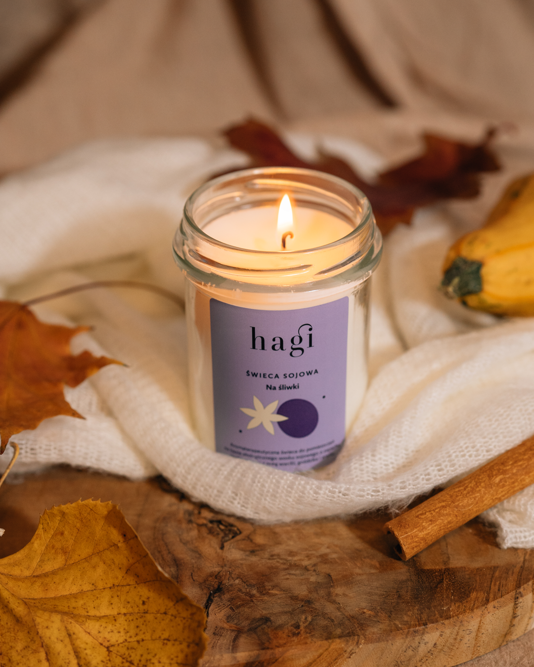 Świeca sojowa Na Śliwki