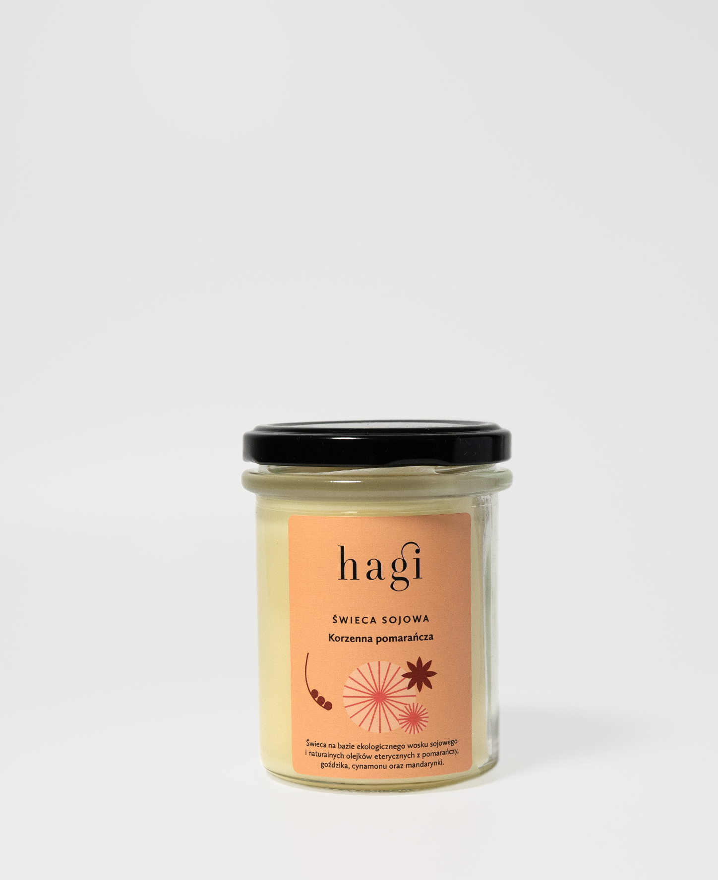 Świeca sojowa Korzenna Pomarańcza