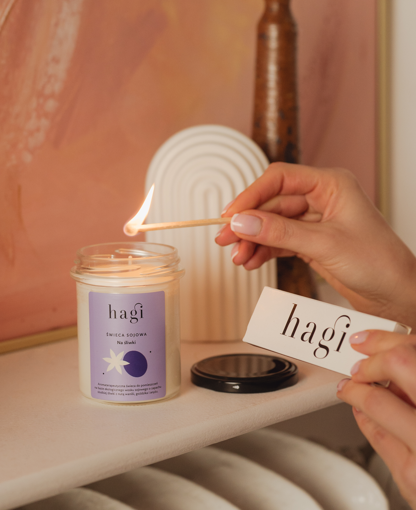 Świeca sojowa Na Śliwki