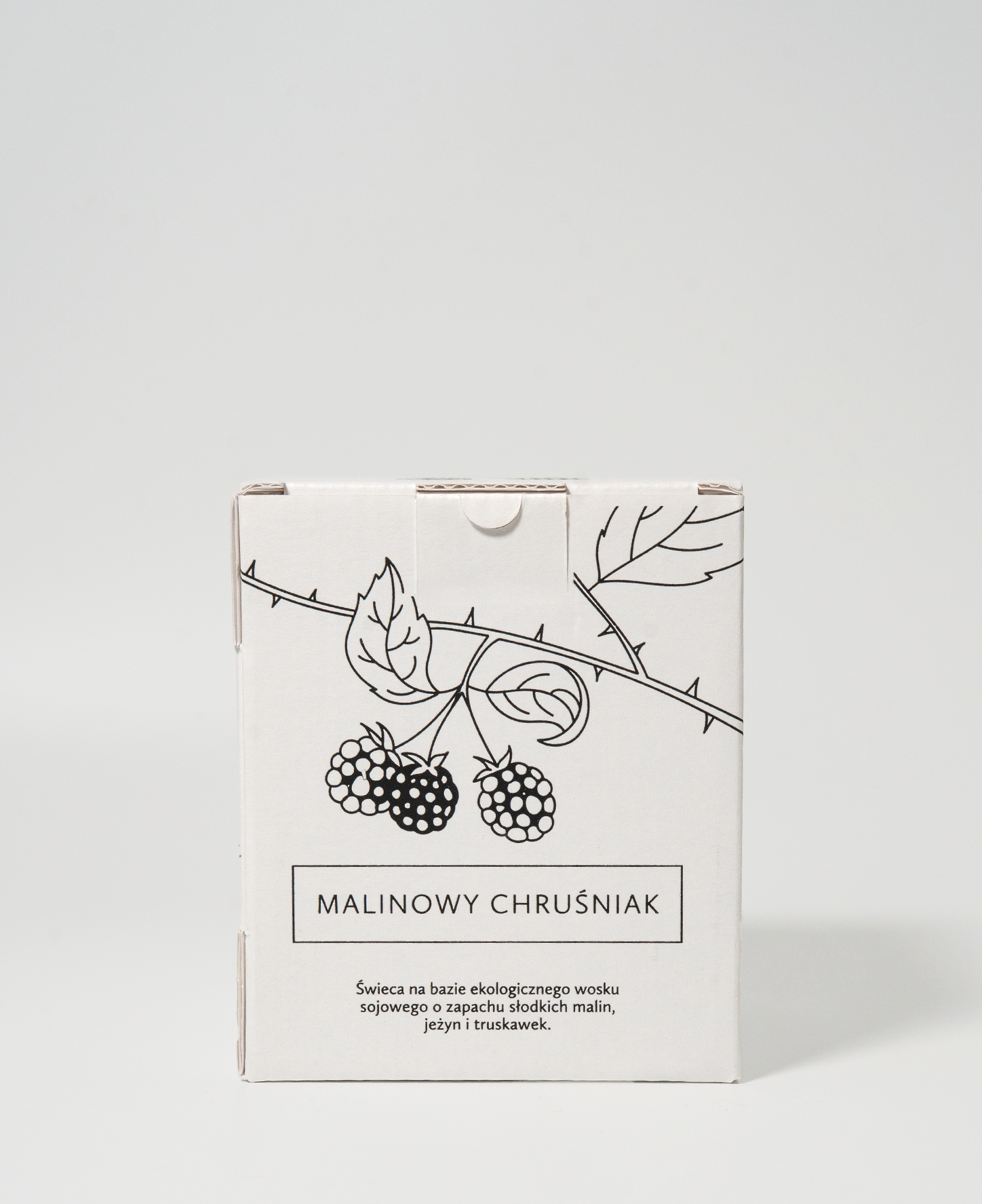 Świeca sojowa Malinowy Chruśniak